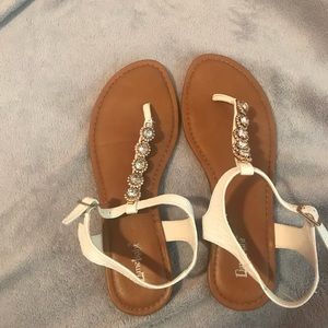 Limelight White Sandals